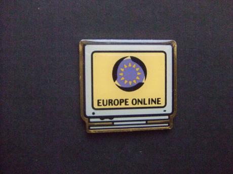 Europe Online computerscherm